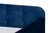 Jona Modern And Contemporary Transitional Navy Blue Velvet Fabric Upholstered And Button Tufted Twin Size Daybed With Trundle CF9183-Navy Blue-Daybed-T/T