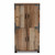 Cyrille Modern And Contemporary Farmhouse Rustic Finished Wood 4-Door Shoe Cabinet ID-SC003-Yosemile Oak-Shoe Rack