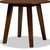 Ela Modern And Contemporary Walnut Brown Finished 35-Inch-Wide Round Wood Dining Table RH7230T-Walnut-35-IN-DT