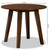 Ela Modern And Contemporary Walnut Brown Finished 35-Inch-Wide Round Wood Dining Table RH7230T-Walnut-35-IN-DT