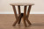 Irene Modern And Contemporary Walnut Brown Finished 35-Inch-Wide Round Wood Dining Table RH7231T-Walnut-35-IN-DT