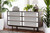 Meike Mid-Century Modern Two-Tone Walnut Brown And White Finished Wood 6-Drawer Dresser LV14COD14232WI-Columbia/White-6DW-Dresser