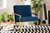 Janelle Luxe And Glam Royal Blue Velvet Fabric Upholstered And Gold Finished Living Room Accent Chair TSF-7754D-Royal Blue/Gold-CC