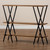 Norton Rustic And Industrial Walnut Brown Finished Wood And Black Finished Metal Console Table YLX-0906-020-Console