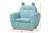 Gloria Modern And Contemporary Sky Blue Fabric Upholstered Kids Armchair With Animal Ears LD-2308-Blue-CC