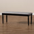 Giovanni Modern And Contemporary Grey Fabric Upholstered And Dark Brown Finished Wood Dining Bench RH038-Grey/Dark Brown-Dining Bench