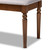 Giovanni Modern And Contemporary Grey Fabric Upholstered And Walnut Brown Finished Wood Dining Bench RH038-Grey/Walnut-Dining Bench
