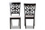 Samwell Modern And Contemporary Grey Fabric Upholstered And Dark Brown Finished Wood 2-Piece Dining Chair Set RH1019C-Grey/Dark Brown-DC-2PK