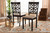 Samwell Modern And Contemporary Sand Fabric Upholstered And Dark Brown Finished Wood 2-Piece Dining Chair Set RH1019C-Sand/Dark Brown-DC-2PK