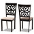 Samwell Modern And Contemporary Sand Fabric Upholstered And Dark Brown Finished Wood 2-Piece Dining Chair Set RH1019C-Sand/Dark Brown-DC-2PK