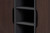 Idina Mid-Century Modern Two-Tone Dark Brown And Grey Finished Wood 2-Door Shoe Cabinet SESC16105-Modi Wenge-Shoe Cabinet