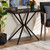 Carlo Modern And Contemporary Walnut Finished Wood And Black Finished Metal Console Table LY80-SF-Black-Console