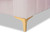 Oksana Modern Contemporary Glam And Luxe Light Pink Velvet Fabric Upholstered And Gold Finished Full Size Daybed CF0344-Light Pink Daybed-Full