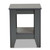 Audra Modern And Contemporary Grey Finished Wood Living Room End Table ET8000-Grey-ET