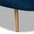 Kailyn Glam And Luxe Navy Blue Velvet Fabric Upholstered And Gold Finished Chaise TSF-6720-Navy Blue Velvet/Gold-Chaise