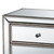 Fadri Contemporary Glam And Luxe Mirrored 2-Drawer Nightstand RXF-2393-NS