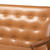 Sorrento Mid-Century Modern Tan Faux Leather Upholstered And Walnut Brown Finished Wood Sofa BBT8013-Tan Sofa