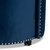 Bethel Glam And Luxe Navy Blue Velvet Fabric Upholstered Rolling Accent Chair WS-52226-Navy Blue Velvet-CC