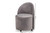 Bethel Glam And Luxe Grey Velvet Fabric Upholstered Rolling Accent Chair WS-52226-Grey Velvet-CC