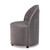 Bethel Glam And Luxe Grey Velvet Fabric Upholstered Rolling Accent Chair WS-52226-Grey Velvet-CC