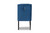 Lamont Modern Contemporary Transitional Navy Blue Velvet Fabric Upholstered And Dark Brown Finished Wood Wingback Dining Chair WS-W158-Navy Blue Velvet/Espresso-DC