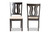 Fenton Modern And Contemporary Sand Fabric Upholstered And Dark Brown Finished Wood 2-Piece Dining Chair Set RH338C-Sand/Dark Brown-DC-2PK