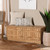Oswald Modern And Contemporary Farmhouse Natural Oak Brown Finished Wood 2-Door Storage Bench PL-BC1240-Oak-Storage Bench