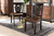 Gervais Modern And Contemporary Transitional Two-Tone Dark Brown And Walnut Brown Finished Wood 2-Piece Dining Chair Set RH339C-Dark Brown/Walnut Wood Scoop Seat-DC-2PK
