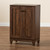 Nissa Modern And Contemporary Walnut Brown Finished Wood 2-Door Shoe Storage Cabinet MPC8017-Walnut-Shoe Cabinet