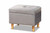 Elias Modern And Contemporary Grey Velvet Fabric Upholstered And Oak Brown Finished Wood Storage Ottoman JY20A250-Grey Velvet-Otto