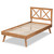 Galvin Modern And Contemporary Brown Finished Wood Twin Size Platform Bed SW8219-Rustic Brown-Twin