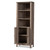 Derek Modern And Contemporary Transitional Natural Oak Finished Wood 2-Door Bookcase MH1225-Oak-Bookcase