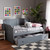Millie Cottage Farmhouse Grey Finished Wood Full Size Daybed With Trundle MG0010-Grey-Daybed-Full