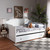 Millie Cottage Farmhouse White Finished Wood Full Size Daybed With Trundle MG0010-White-Daybed-Full