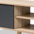 Clapton Modern And Contemporary Two-Tone Grey And Oak Brown Finished Wood Tv Stand TV8010-Oak/Grey-TV