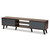 Clapton Modern And Contemporary Multi-Tone Grey And Walnut Brown Finished Wood Tv Stand TV8010-Walnut/Grey-TV