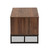 Flannery Modern And Contemporary Walnut Brown Finished Wood And Black Finished Metal Coffee Table CT8006-Walnut-CT