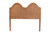 Tobin Vintage Classic And Traditional Ash Walnut Finished Wood Full Size Arched Headboard MG9738-Ash Walnut-HB-Full
