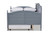 Mara Cottage Farmhouse Grey Finished Wood Full Size Daybed With Roll-Out Trundle Bed MG0030-Grey-Daybed-Full