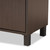 Rossin Modern And Contemporary Dark Brown Finished Wood 2-Door Entryway Shoe Storage Cabinet With Top Shelf ATSC1614-Modi Wenge-Shoe Cabinet By Baxton Studio