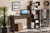 Foster Modern And Contemporary Walnut Brown Finished Wood Storage Desk With Shelves SESD8014WI-Columbia-Desk