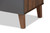 Jaeger Modern And Contemporary Two-Tone Walnut Brown And Dark Grey Finished Wood Storage Desk With Shelves SESD8019WI-Columbia/Dark Grey-Desk