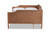 Alya Classic Traditional Farmhouse Walnut Brown Finished Wood Full Size Daybed MG0016-1-Walnut-Daybed-Full