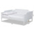 Alya Classic Traditional Farmhouse White Finished Wood Full Size Daybed MG0016-1-White-Daybed-Full