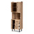 Patterson Modern And Contemporary Oak Brown Finished 3-Drawer Kitchen Storage Cabinet MH8696-Oak-Cabinet