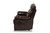 Byron Modern And Contemporary Dark Brown Faux Leather Upholstered 2-Seater Reclining Loveseat RR7460-Dark Brown-Loveseat