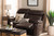 Byron Modern And Contemporary Dark Brown Faux Leather Upholstered 2-Seater Reclining Loveseat RR7460-Dark Brown-Loveseat