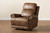 Buckley Modern And Contemporary Light Brown Faux Leather Upholstered Recliner 7075F31-Light Brown-Recliner