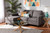 Miles Modern And Contemporary Grey Fabric Upholstered Sectional Sofa With Left Facing Chaise LSG941-1-Grey-LFC SF