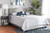 Benjen Modern And Contemporary Glam Grey Velvet Fabric Upholstered Queen Size Panel Bed CF9210C-Grey Velvet-Queen